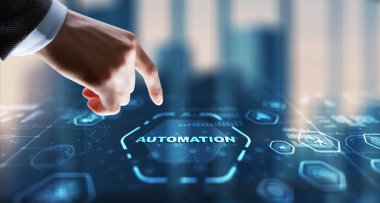 Otomasyon teknolojisi endüstriyel süreç iş akışı optimizasyonu.