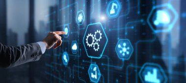 Dişliler. İş fikri kavramı. Takım çalışması strateji işbirliği.