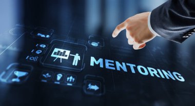 Danışmanlık Motivasyon Koçu Kariyer Teknolojisi Konsepti.