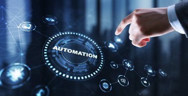 Otomasyon teknolojisi endüstriyel süreç iş akışı optimizasyonu.