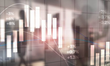 Borsa Finans Yatırım Finansal Grafik Çizelgesi.