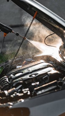 Araba yıkama, araba yıkama, el yıkama, yüksek basınçlı motor yıkama.