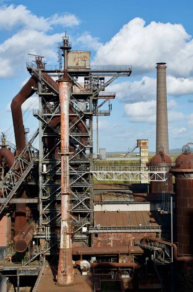 Alte Industriebauten Impressionen Von Stahl Und Rost — Stockfoto
