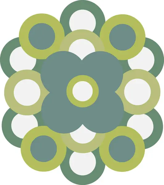 simge vektörü bir yeşil çiçek