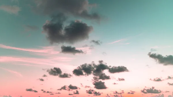 Bel Tramonto Cielo Crepuscolo Con Sfondo Nuvola — Foto Stock