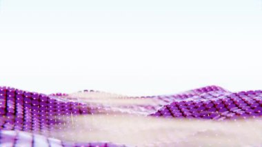 Bilim kurgu ve ışık yansıması arkaplan 3d canlandırma hareketinin arkaplan döngüsü.