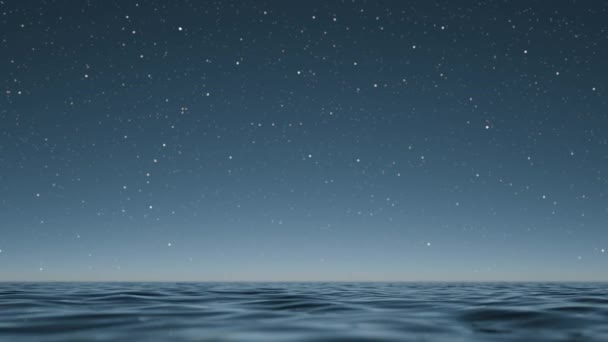 夕日空の美しい海の波の4K映像 — ストック動画