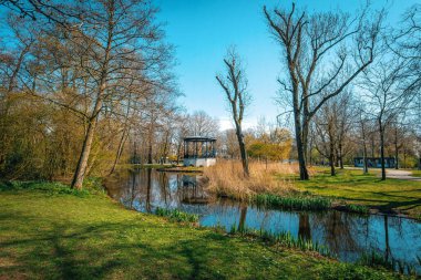 Vondelpark, Amsterdam. Ayarlanmış Resim.