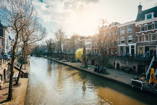 Kanal Von Utrecht Niederlande — Stockfoto