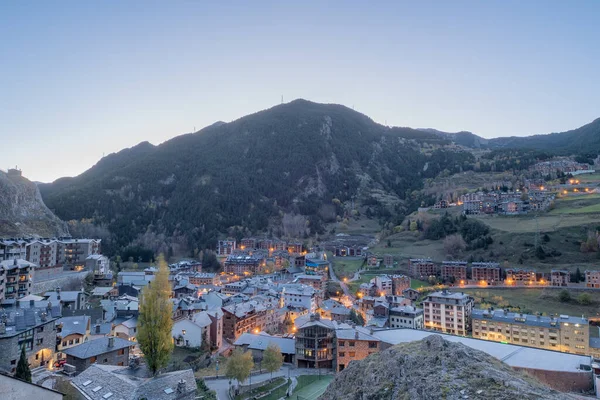 Stadtbild Von Canillo Herbst Canillo Andorra — Stockfoto