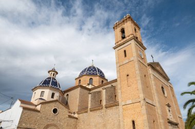 Nuestra Kilisesi Senora del Consuelo de Altea in Valencia, İspanya 2022.