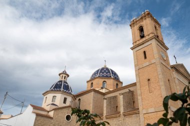 Nuestra Kilisesi Senora del Consuelo de Altea in Valencia, İspanya 2022.