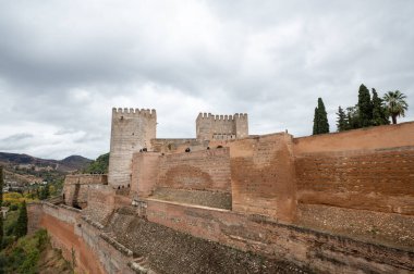 2022 'de Granada' da bulunan Alhambra 'daki Carlos V Sarayı' nın içinden bakın..