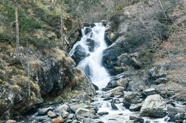 Waterval Het Natuurpark Comapedrosa Arinsal Massana Andorra — Stockfoto