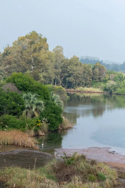 stock image Lake in the Lecoq Zoological Park in Montevideo,the capital of Uruguay.