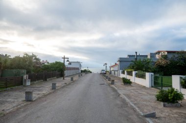 Uruguay 'ın La Pedrera kentindeki ana caddede..