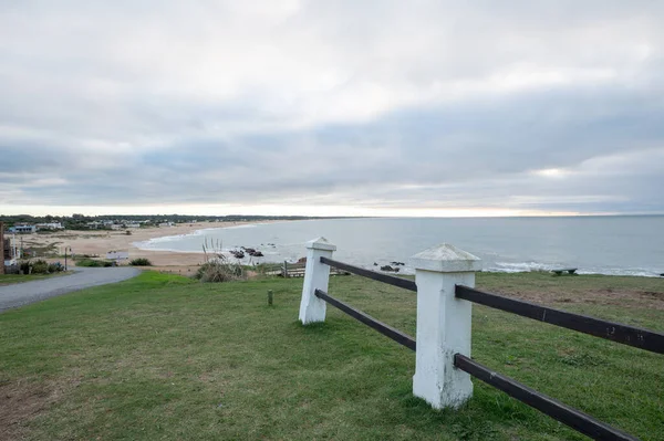 Salida Del Sol Playa Del Desplayado Ciudad Turística Pedrera Uruguay — Foto de Stock