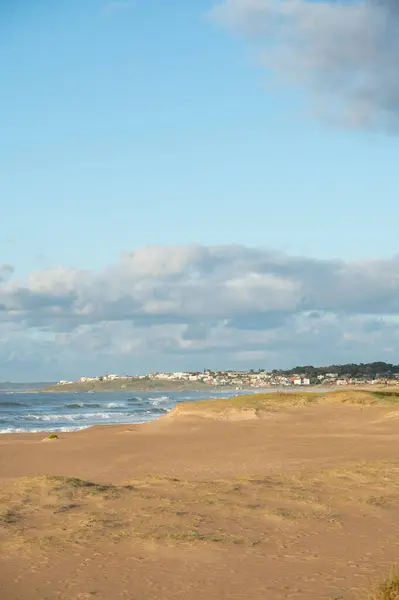 Pláž Santa Isabel Pedrera Katedře Rocha Uruguayi — Stock fotografie