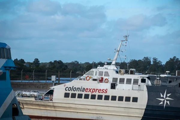 Colonia Del Sacramento Uruguay 2023 Mayo Colonia Express Ferry Puerto — Foto de Stock