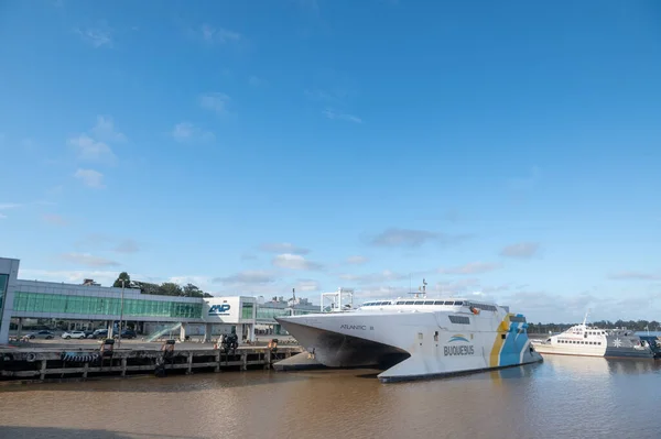 Colonia Del Sacramento Uruguay 2023 Mayo Buquebus Ferry Puerto Colonia — Foto de Stock
