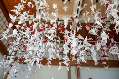 Buenos Aires, Arjantin: 13 Mayıs 2023: Buenos Aires 'in Japon Bahçesindeki Origami Müzesi, 2023 yılında Arjantin' in başkenti..