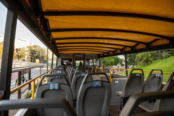 Буэнос Айрес Аргентина 2023 Мая Аудио Каналы Туристическом Автобусе Который — стоковое фото