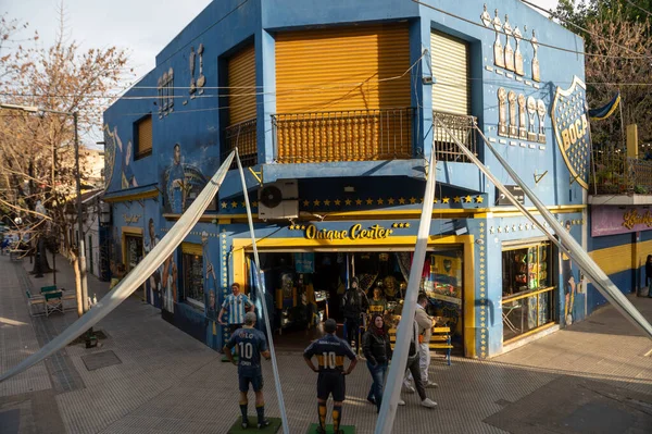 Buenos Aires Argentinien 2023 Mai Geschäft Der Boca Juniors Barrio — Stockfoto