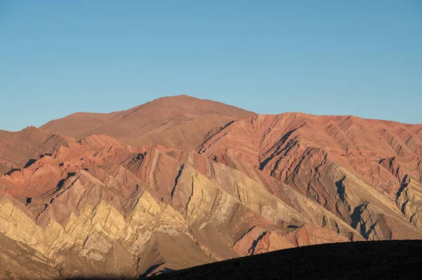 Serrania Hornocal Heuvel Van Veertien Kleuren Quebrada Humahuaca Jujuy Argentinië — Stockfoto