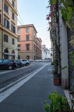 İtalyan başkentindeki Roman Terminali 'nde tipik İtalyan kahvaltısı..