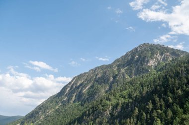 Puerto de la Bonaigua in Alt Aneu, Pallars-will surpass Sorpe Paseo, Catalunya. clipart