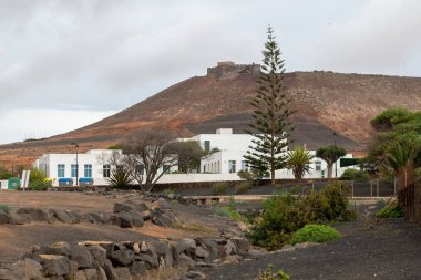 İspanya 'nın Lanzarote kentindeki Teguise Manzarası.