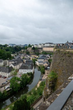 Lüksemburg, Lüksemburg: 19 Temmuz 2025: Lüksemburg 'un başkenti Panorama.