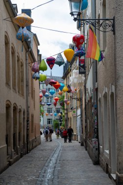Lüksemburg, Lüksemburg: 19 Temmuz 2025: Lüksemburg 'un başkenti Panorama.