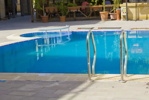 swimming pool in hotel