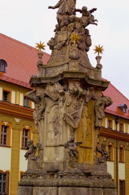 Wroclaw, Polonya 'daki eski güzel şehir manzarası