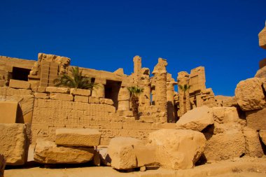 Karaak Tapınağı 'nın güzel manzarası Lüks Mısır