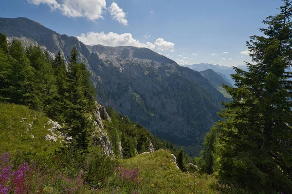 Beautiful Mountain World German Austrian Border — Stock Photo, Image