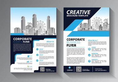 Şirket Kitap Kapağı Tasarım Şablonu A4 'te. Broşür, Yıllık Rapor, Dergi, Poster, İş Sunumu, Portföy, Flyer, Banner, Web Sitesi