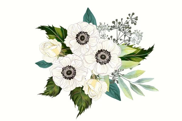 Πρότυπο Ετικέτα Banner Σύνορα Πρόσκληση Γοητευτικό Λουλούδι Petal Εικονογράφηση — Φωτογραφία Αρχείου