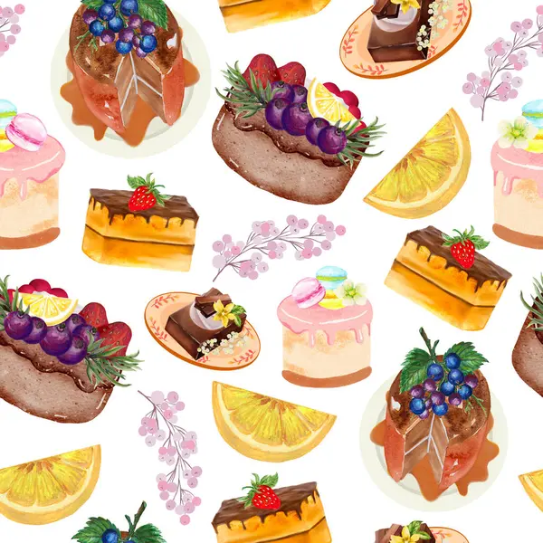 Cupcake Cake Brood Bakkerij Dessert Het Thema Van Liefde Valentijnsdag — Stockfoto