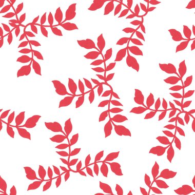 Suluboya elle çizilmiş suluboya bitkiler çiçek açar suluboya çizimler beyaz arka planda kusursuz desenler bırakır