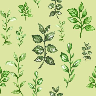 Çiçek soyut ormanının etrafında çelenk çemberi 