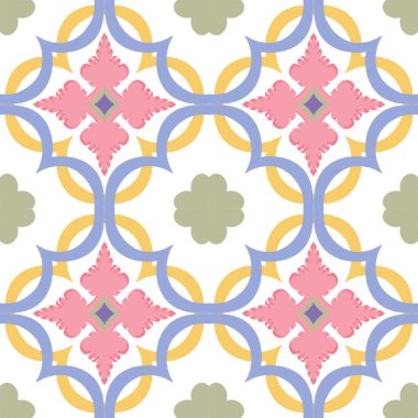 Seramik, tekstil, kağıt, dekoratif duvar kâğıdı, Portekiz süsü, çömlek, halk baskısı, iç mekan odası için geleneksel motifsiz arkaplan