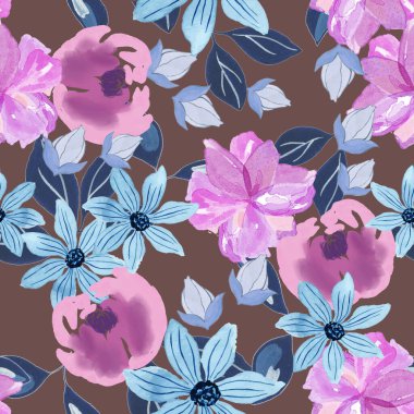 Kusursuz babasız arkaplan, soyut, en az modern çiçek, kadınsı moda, duvar kâğıdı, davetiye arkaplanı.