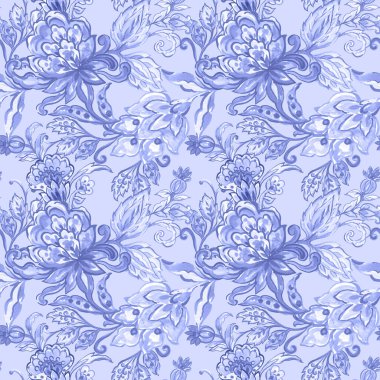 Etnik stil motifi geleneksel desenli desenli desenli desenli geleneksel Çin porselenleri elbise duvar kağıtları ve hediye kartları için çiçekleri maskeliyor. 