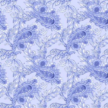 Etnik stil motifi geleneksel desenli desenli desenli desenli geleneksel Çin porselenleri elbise duvar kağıtları ve hediye kartları için çiçekleri maskeliyor. 