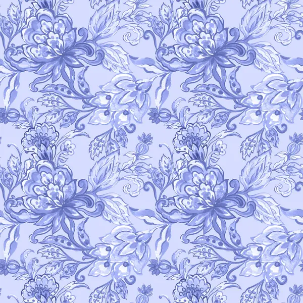 Etnik stil motifi geleneksel desenli desenli desenli desenli geleneksel Çin porselenleri elbise duvar kağıtları ve hediye kartları için çiçekleri maskeliyor. 