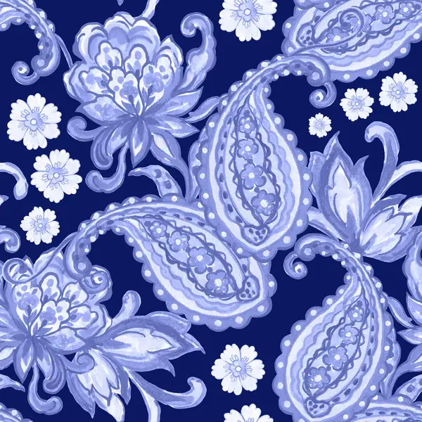 Etnik stil motifi geleneksel desenli desenli desenli desenli geleneksel Çin porselenleri elbise duvar kağıtları ve hediye kartları için çiçekleri maskeliyor. 