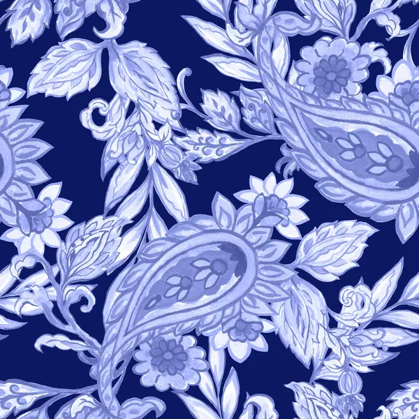 Etnik stil motifi geleneksel desenli desenli desenli desenli geleneksel Çin porselenleri elbise duvar kağıtları ve hediye kartları için çiçekleri maskeliyor. 