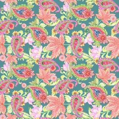 Soyut çizim tekstil tasarımı, çok renkli lamasyon desenli kumaş desenli düzenleme ve dijitalli desensiz batik çiçek deseni resimleme dijital resim yazdırma